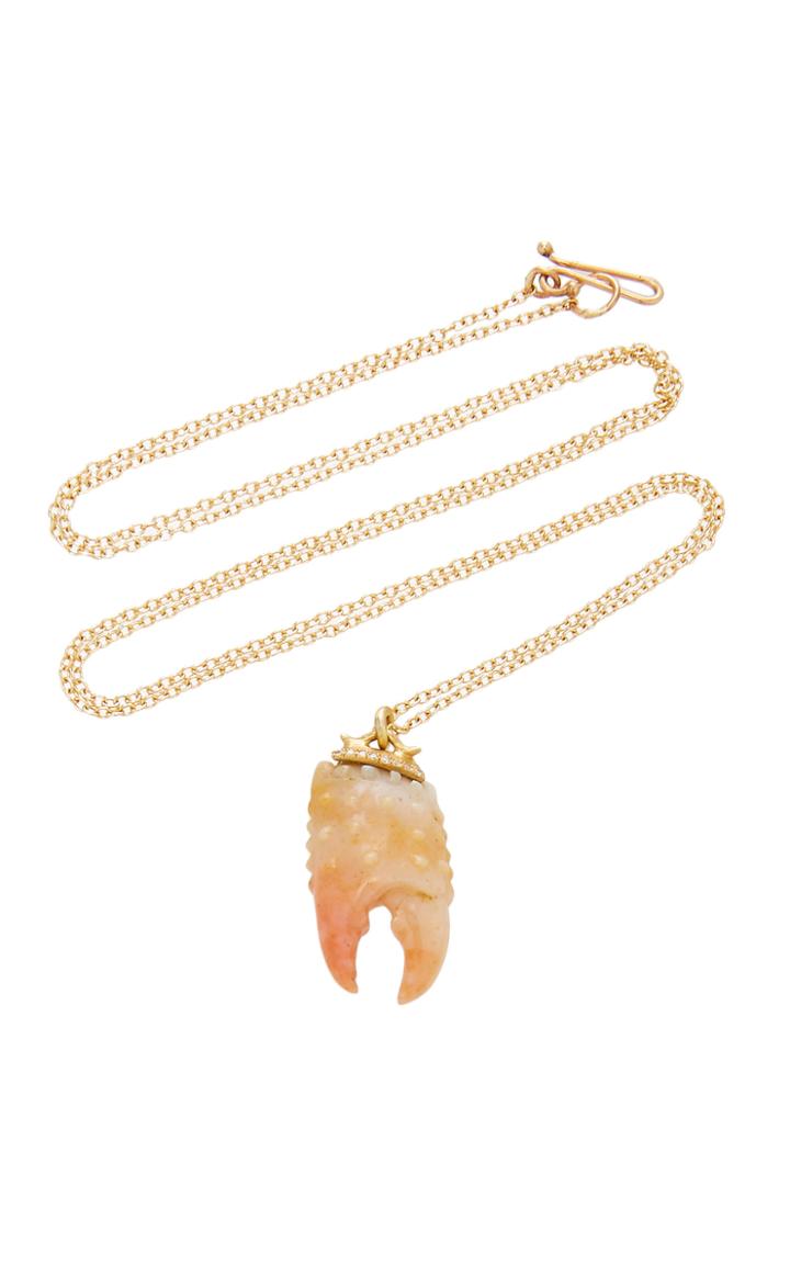 Annette Ferdinandsen Carved Crab Claw Pendant