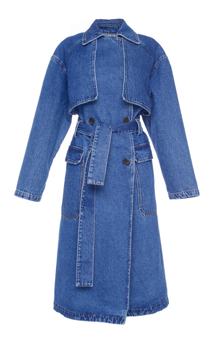 Msgm Denim Trench