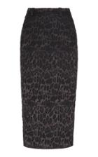 Moda Operandi Unttld Leopard Jacquard Pencil Skirt Size: 2