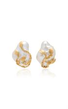 Of Rare Origin Hedera Pearl Clip Earrings