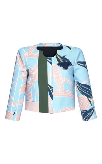 Parden's Viggo Printed Cropped Jacket