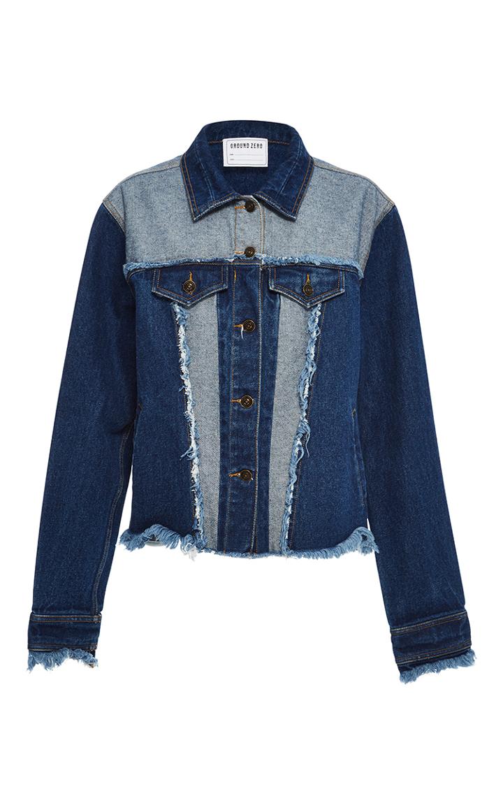 Ground Zero Patchwork Denim Jacket