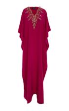 Christian Siriano Embellished V-neck Caftan