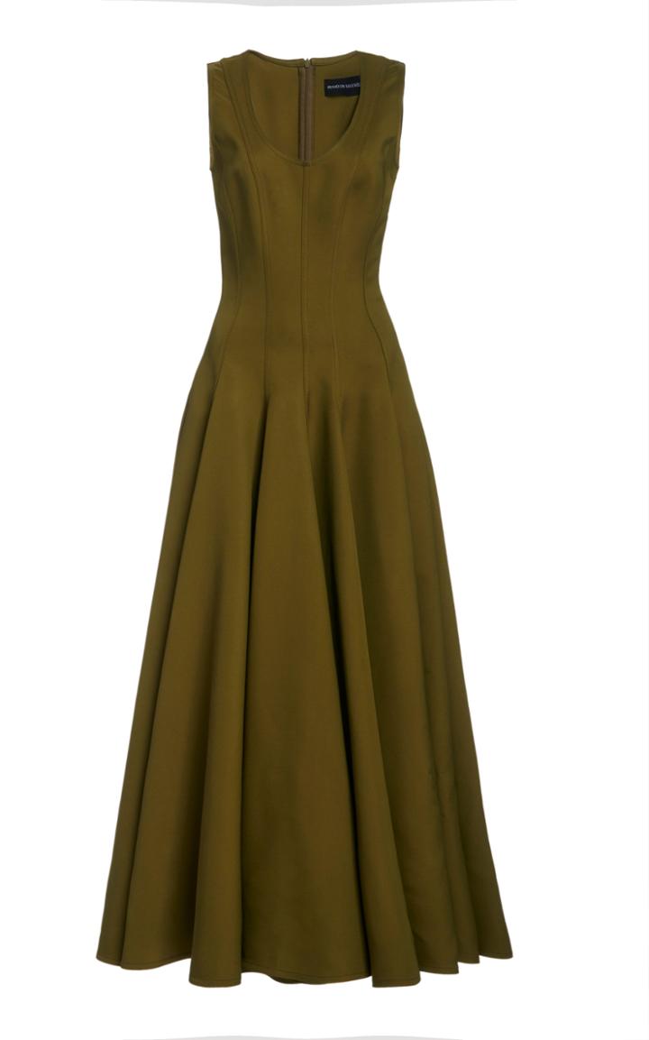 Moda Operandi Brandon Maxwell A-line Scoopneck Dress
