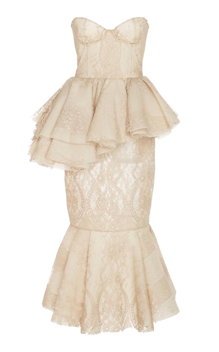 Brock Collection Pierrette Lace Cotton Dress