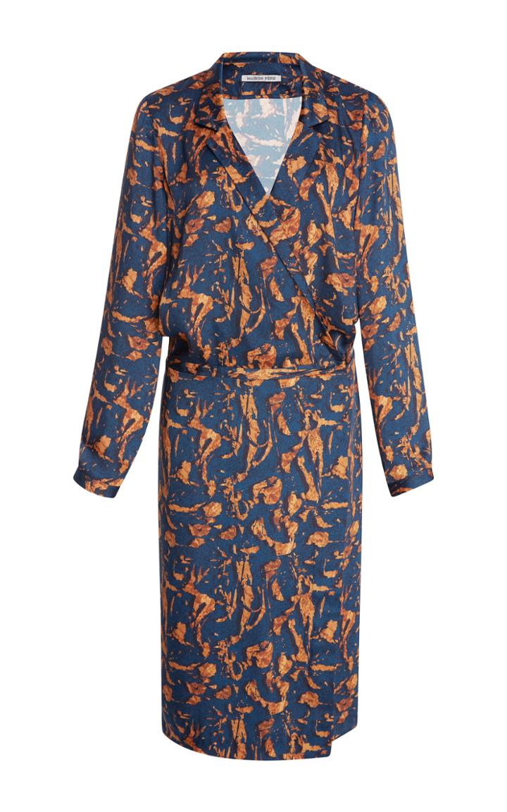 Maison Pre Printed Wrap Dress