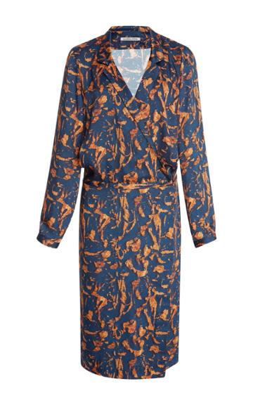 Maison Pre Printed Wrap Dress
