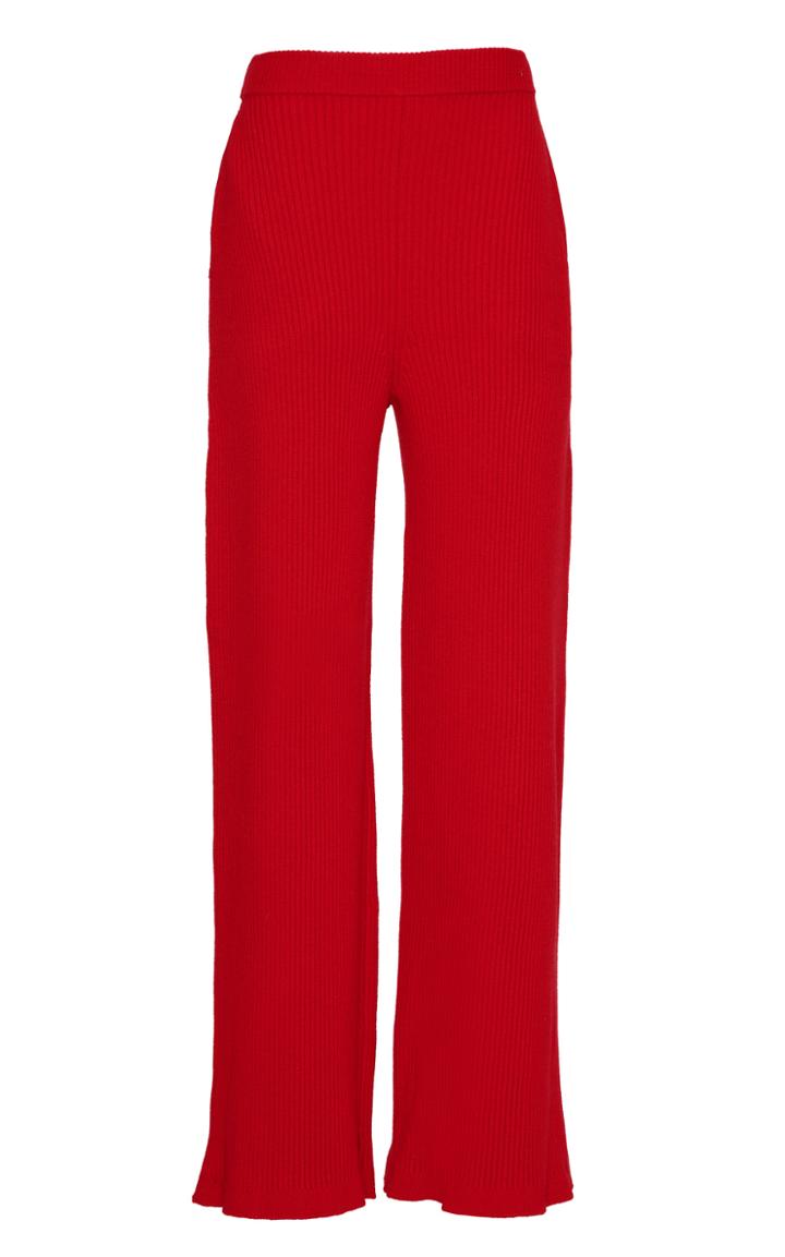 Moda Operandi Brandon Maxwell Wide-leg Wool -blend Knit Pants
