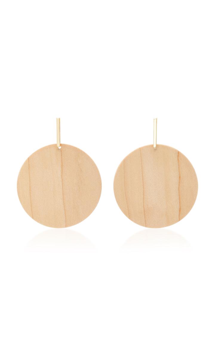 Sophie Monet The Tuscan Moon Maple Wood Earrings