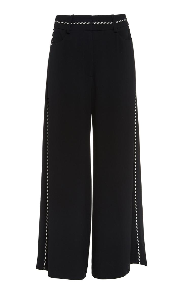 Peter Pilotto Corded Crepe Wide-leg Culottes