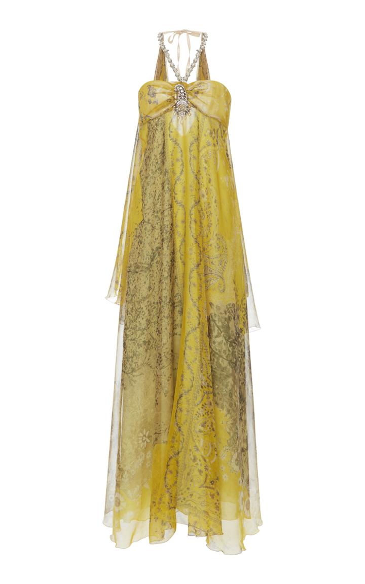 Etro Printed Halter Neck Gown