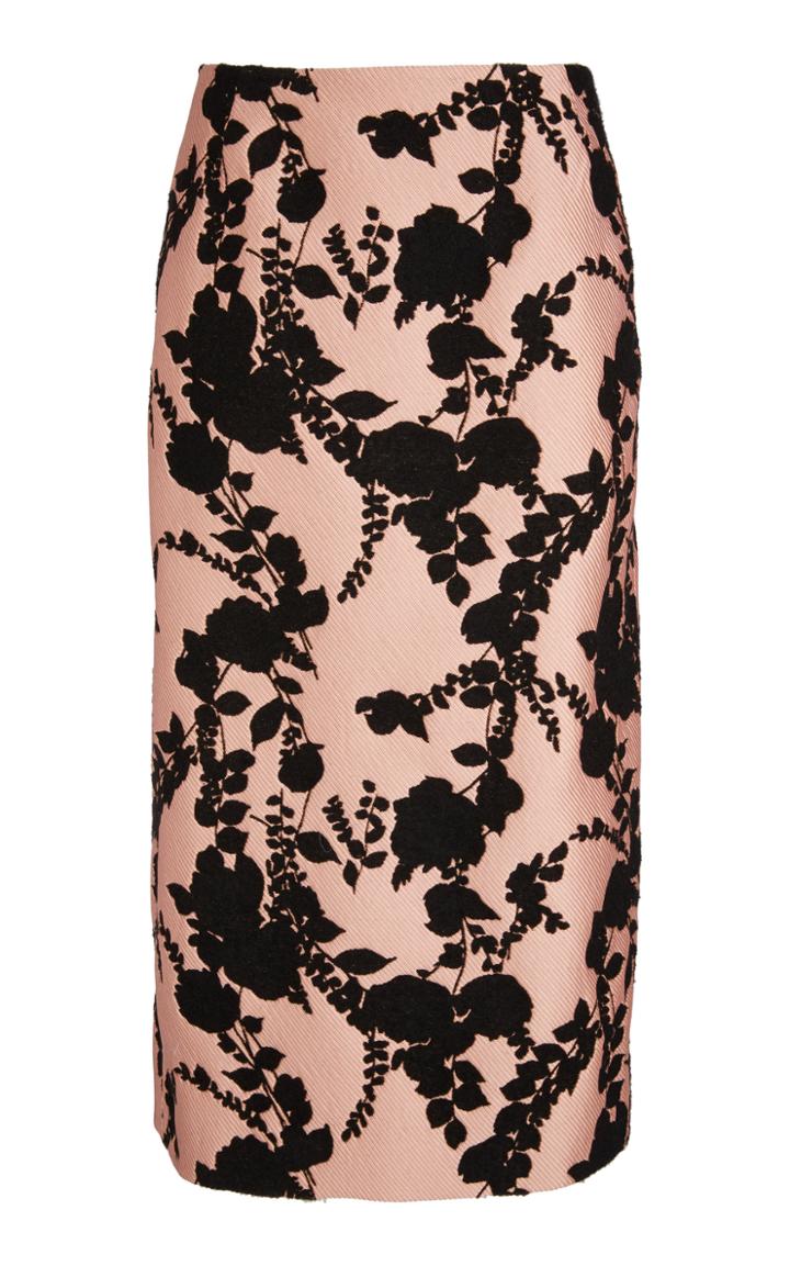 Moda Operandi La Doublej High-rise Jacquard Pencil Skirt