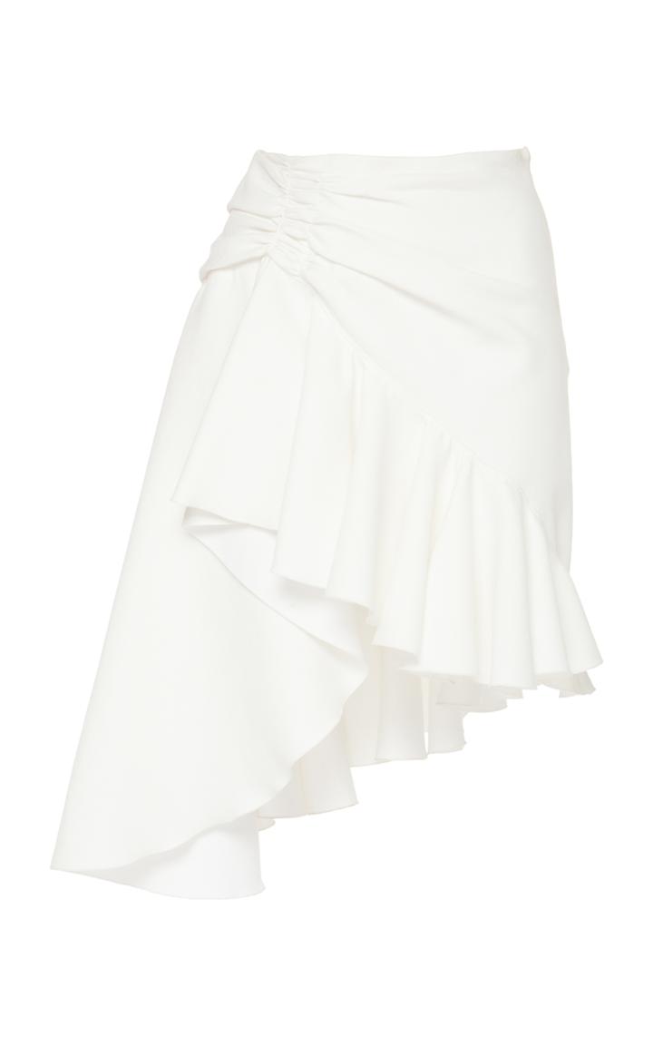 Giambattista Valli Asymmetrical Ruffle Skirt