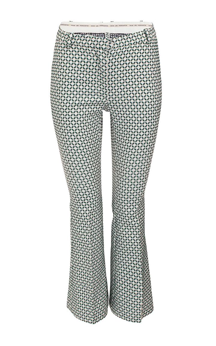 Baum Und Pferdgarten Noriko Cream Jacquard Pants