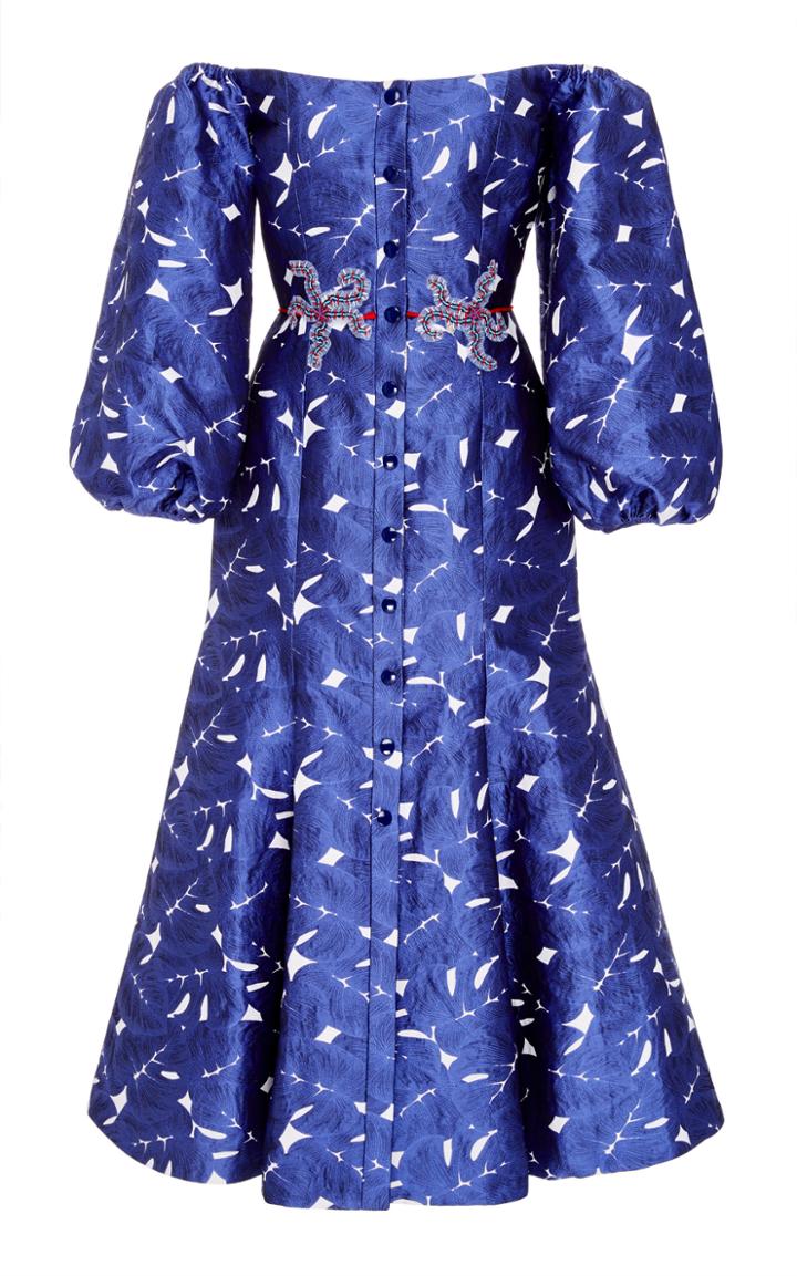 Markarian Electra Off The Shoulder Midi Dress