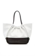 Proenza Schouler Ruched Two-tone Leather Tote