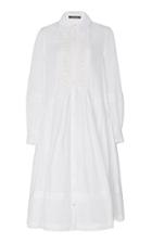 Moda Operandi Zac Posen Pleated Cotton Dress Size: 0