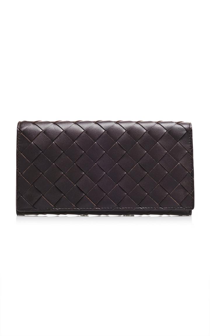 Bottega Veneta Intrecciato Woven Leather Wallet