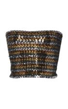 Michael Kors Collection Sequin Wool Bodice Top
