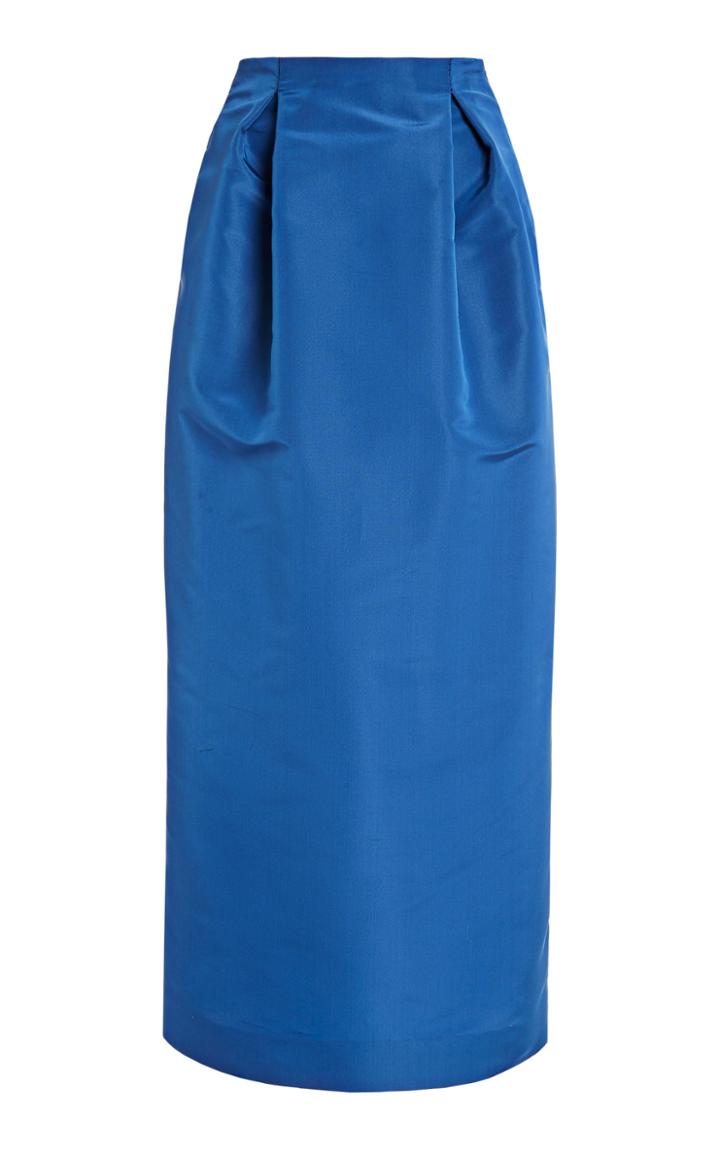 Moda Operandi Carolina Herrera High-rise Silk Faille Pencil Skirt