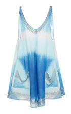 Juliet Dunn Tie Dye Low Back Cotton Swing Dress