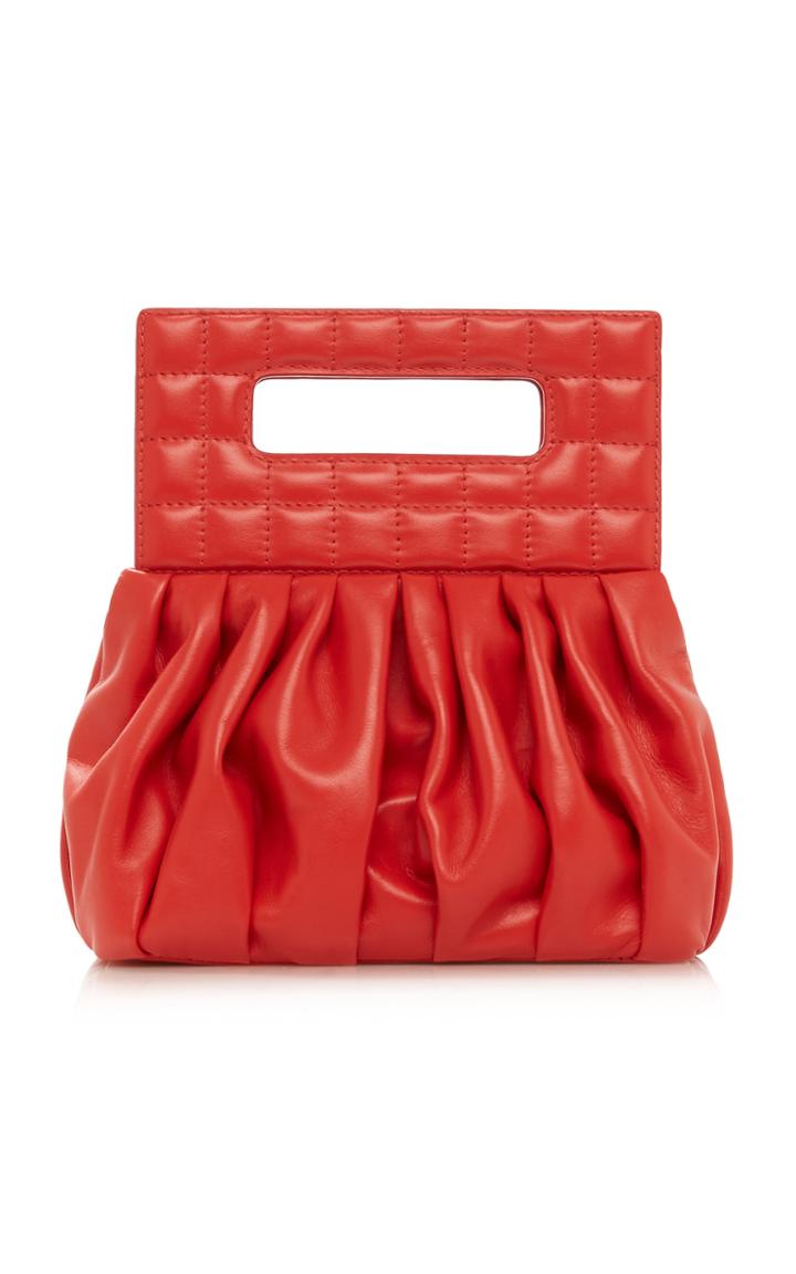 Moda Operandi A.w.a.k.e. Mode Gathered Leather Crossbody Bag