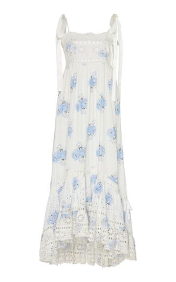 Moda Operandi Loveshackfancy Vivi Cotton Midi Dress Size: 00