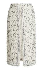 Moda Operandi Giambattista Valli Embroidered Tweed Skirt