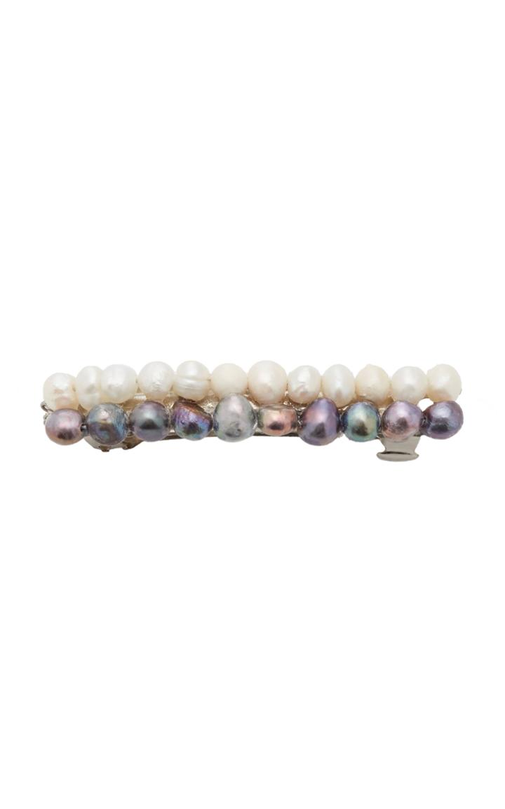 Donni. Mini Faux Pearl-embellished Barrette