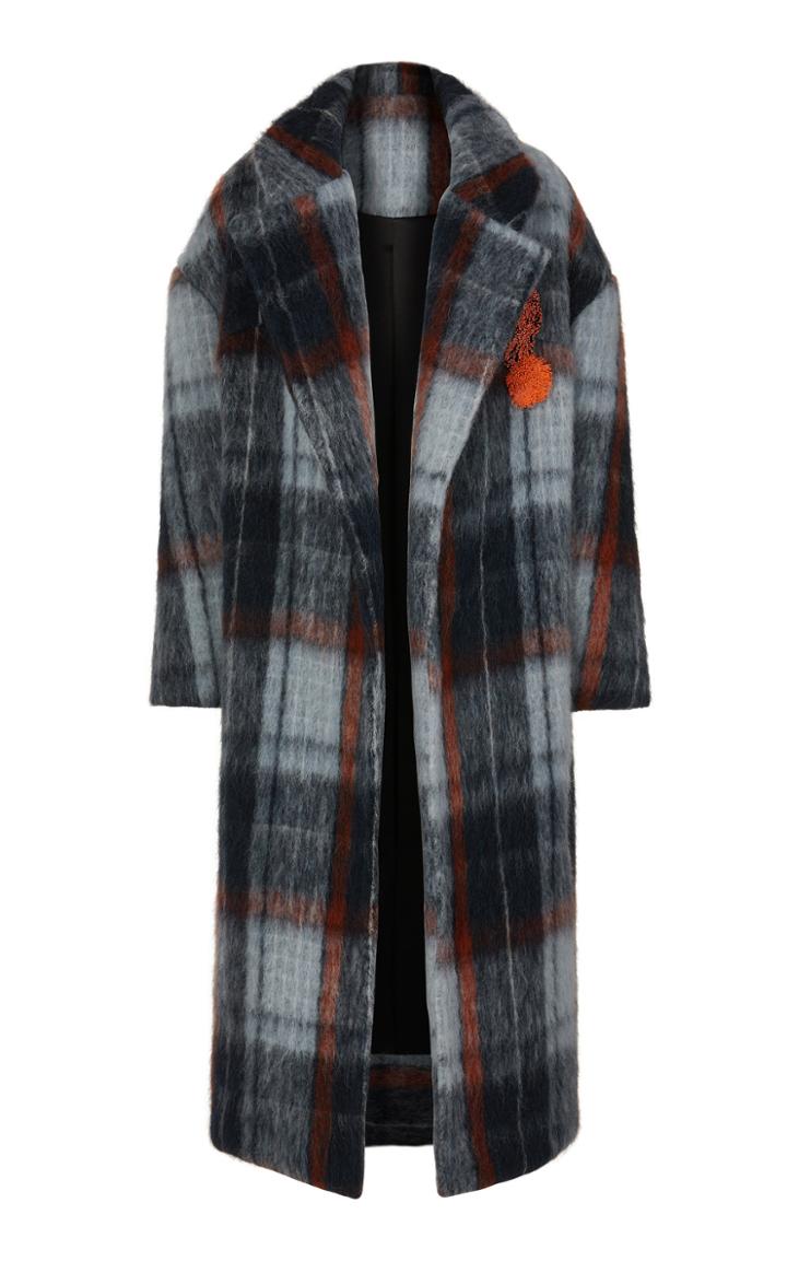 Maticevski Almighty Plaid Wool-blend Overcoat