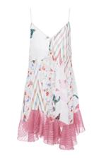 Missoni Printed Ruffled-trim Mini Dress