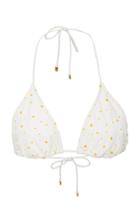 Tory Burch Daisy String Bikini Top