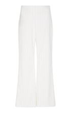Christian Siriano Pin Striped Crop Trouser