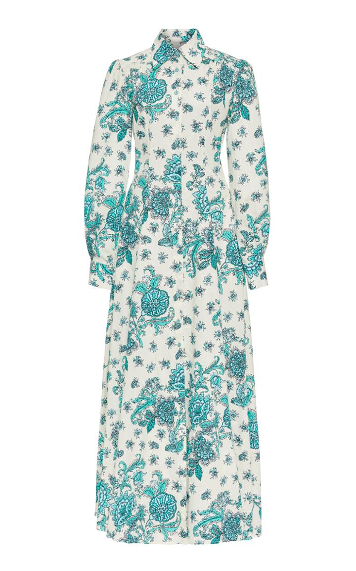 Evi Grintela Jasmine Printed Cotton Maxi Dress