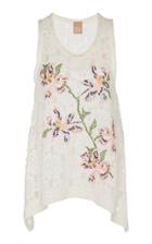Pascal Millet Lace Side Dipped Tank