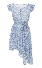 Loveshackfancy Gabby Asymmetric Floral Mini Dress