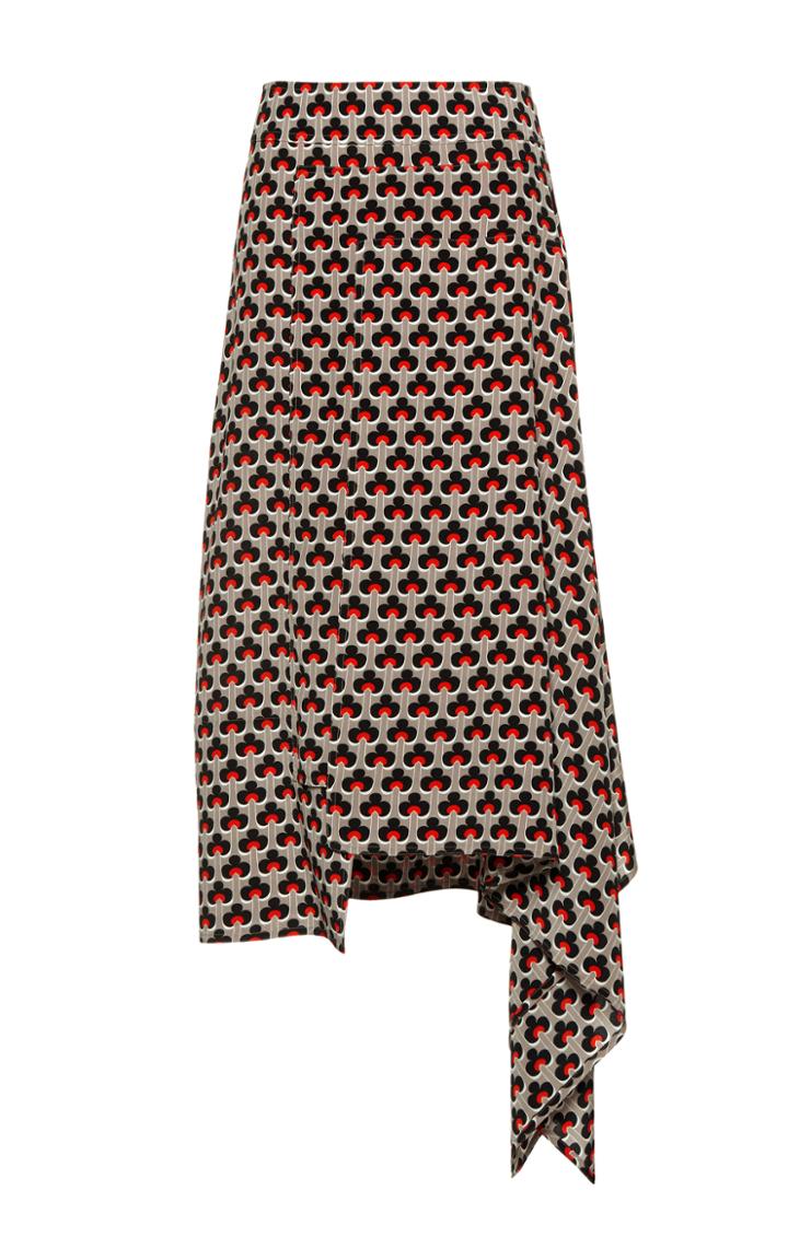Marni Asymmetrical Hem Skirt