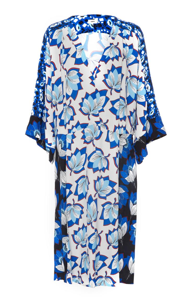 Warm Floral Sketch Dress