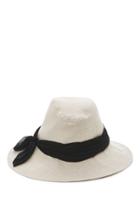Eugenia Kim Jordana Silk-trimmed Linen Hat