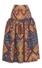 Stella Jean Full Printed Drop Waist Skirt