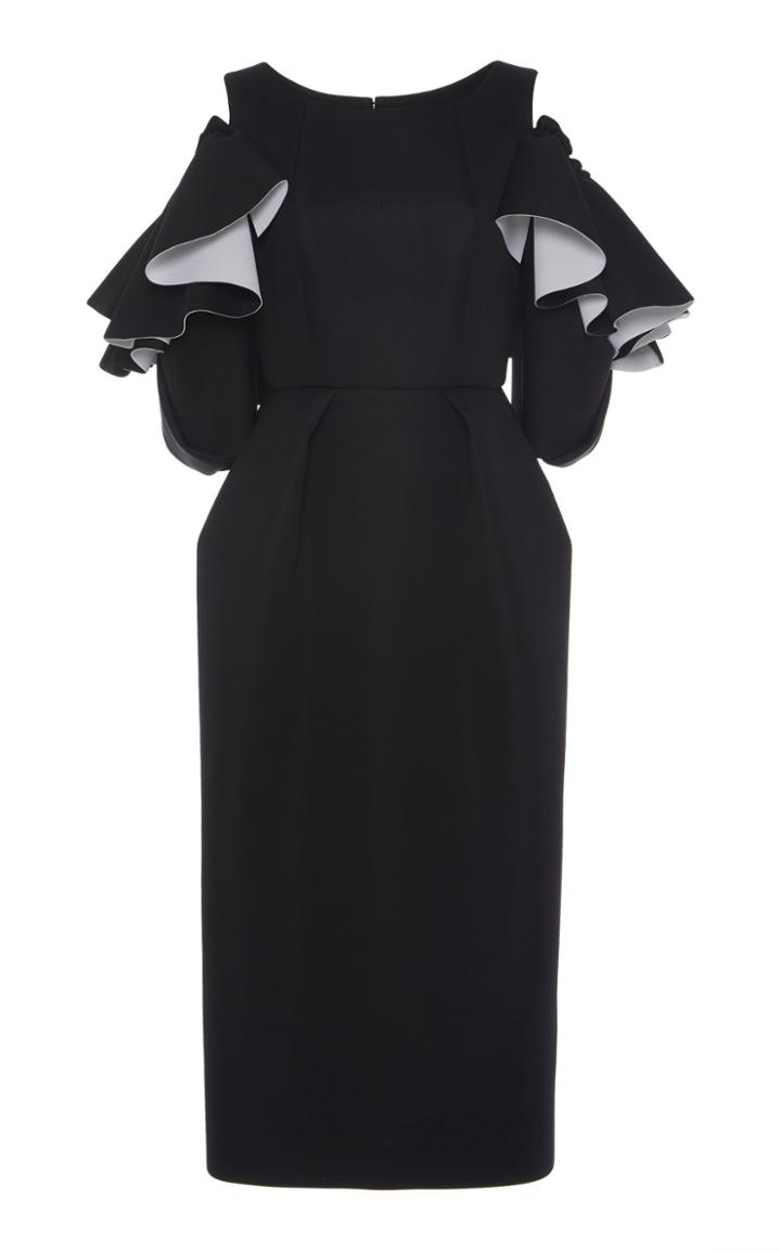 Dice Kayek Cold Shoulder Cocktail Dress