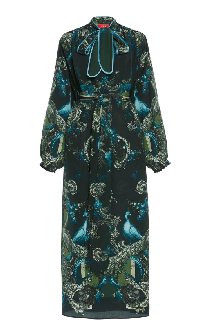 For Restless Sleepers Brizio Silk Crepe Dress