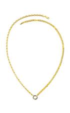Tullia Helix 14k Rose Gold And Diamond Necklace
