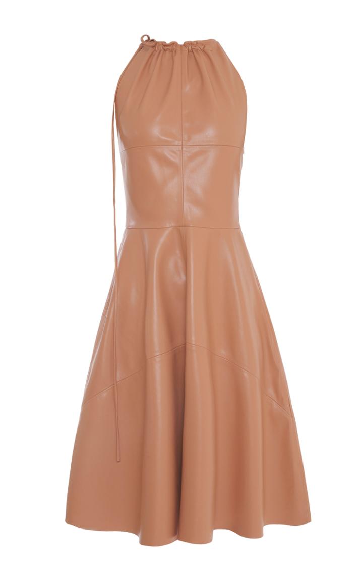 Moda Operandi George Keburia Santorini Vegan Leather Midi Dress