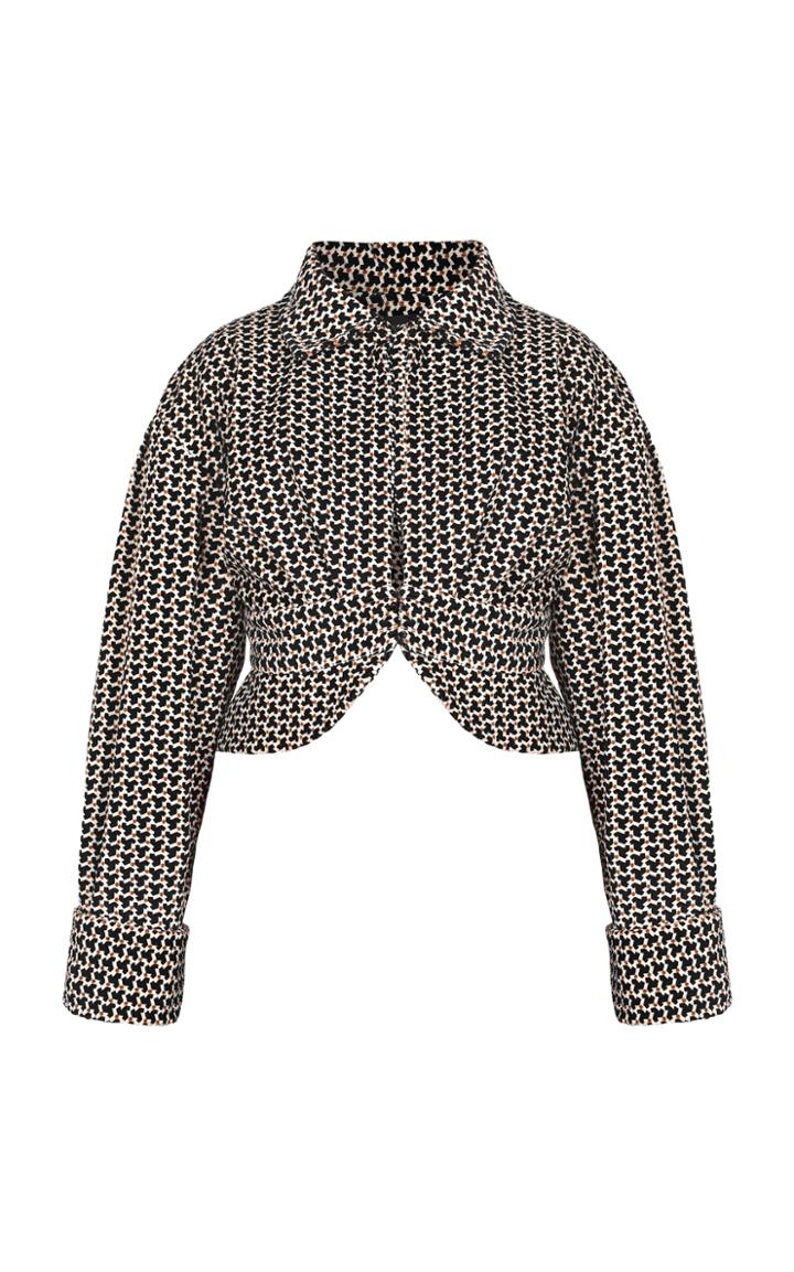 Dalood Cropped Cotton Jacket