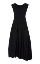 Narciso Rodriguez Engineered Pleat Cotton Dress Size: 42