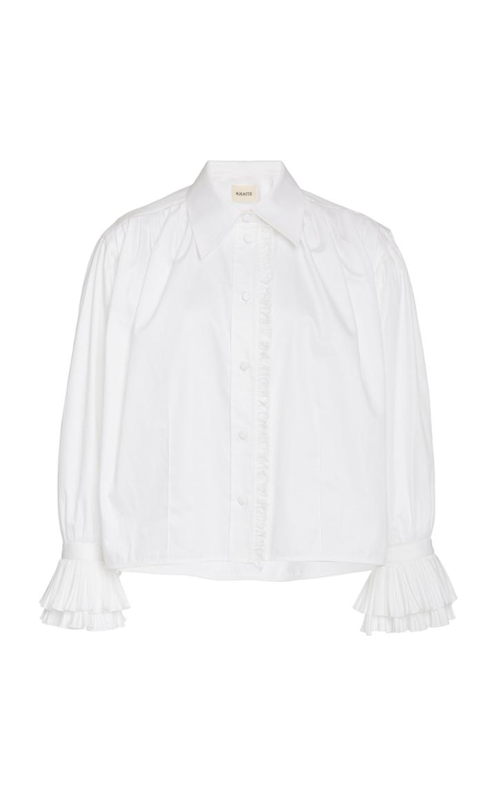 Moda Operandi Khaite Vanina Cotton Top