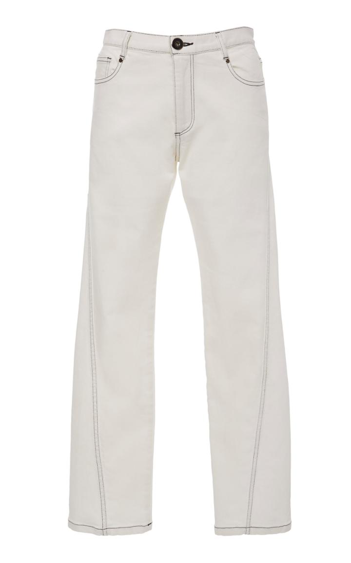 Jeffrey Dodd Contrast Topstitch Jean