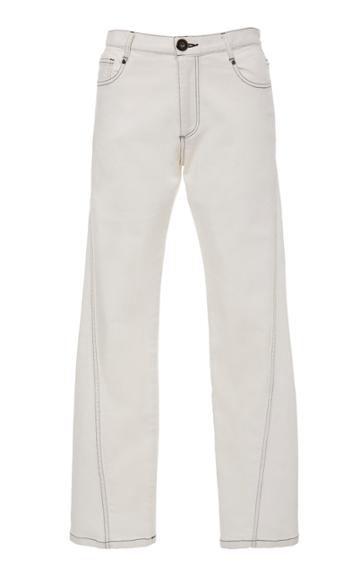 Jeffrey Dodd Contrast Topstitch Jean