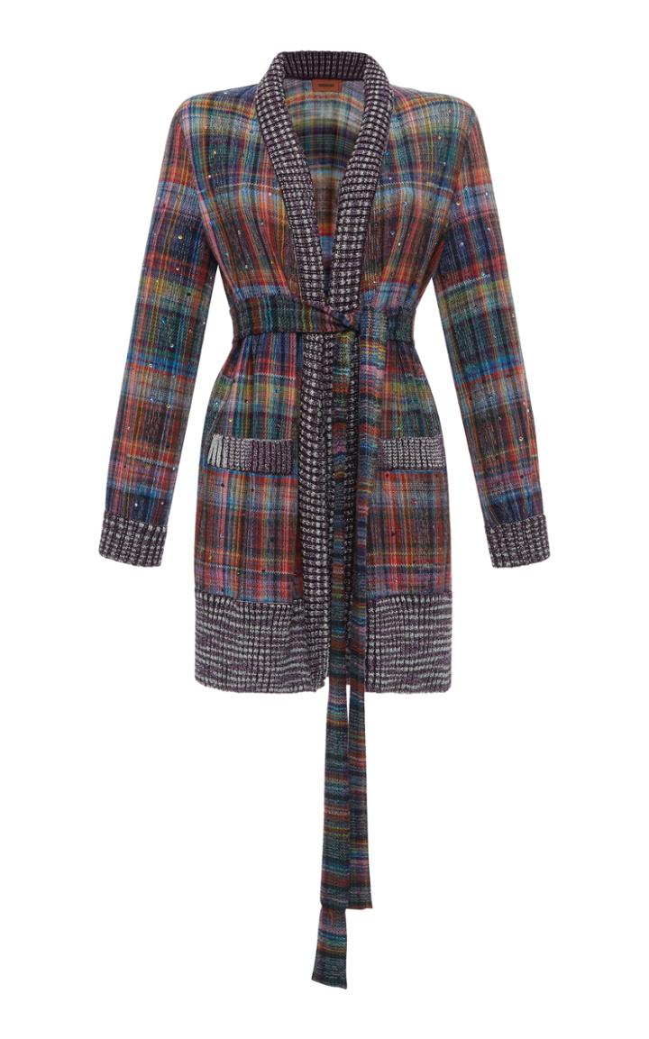 Missoni Plaid Cardigan